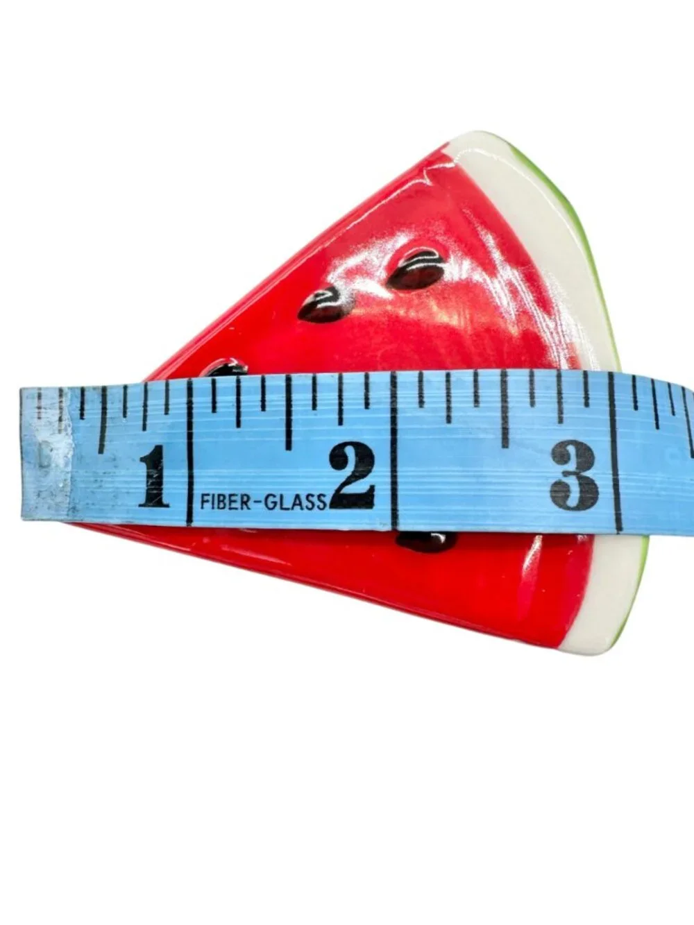 Watermelon Slice Ceramic Salt and Pepper Shaker Set Red Green Kitchen Decor 3